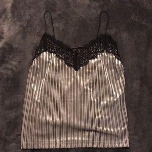 Dynamite Silver, White, and Back Tank